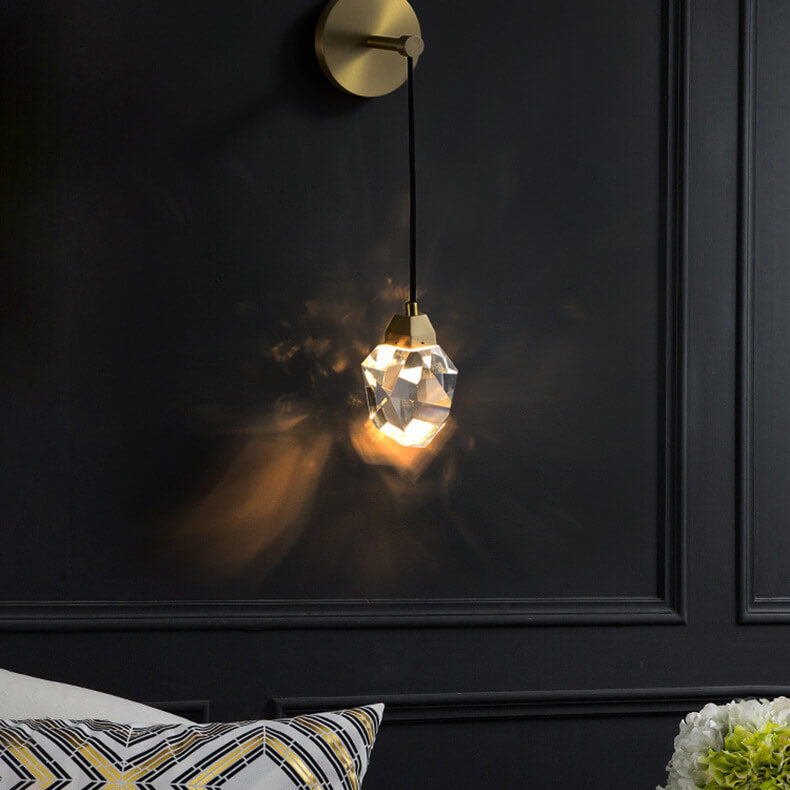 Cristalio | Kristall-Wandleuchte mit LED-Glanz