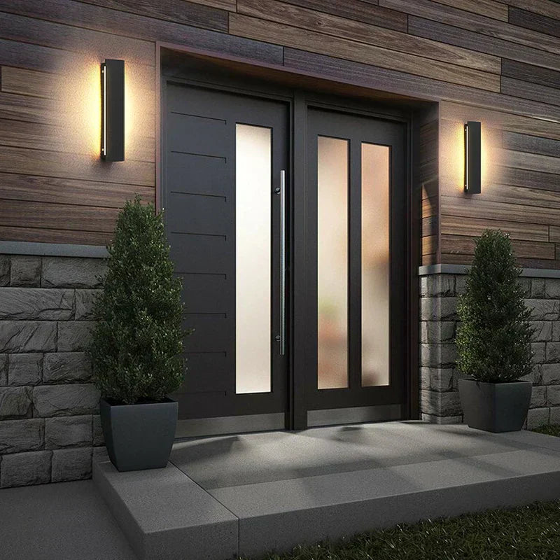 GlareLux | Moderne LED-Außenwandleuchte