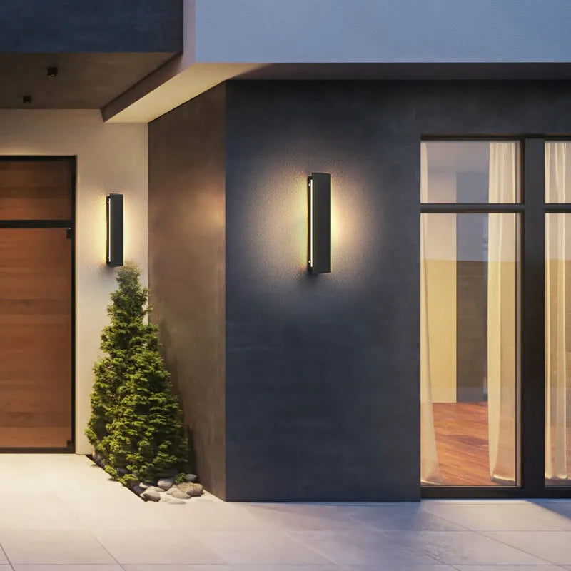 GlareLux | Moderne LED-Außenwandleuchte