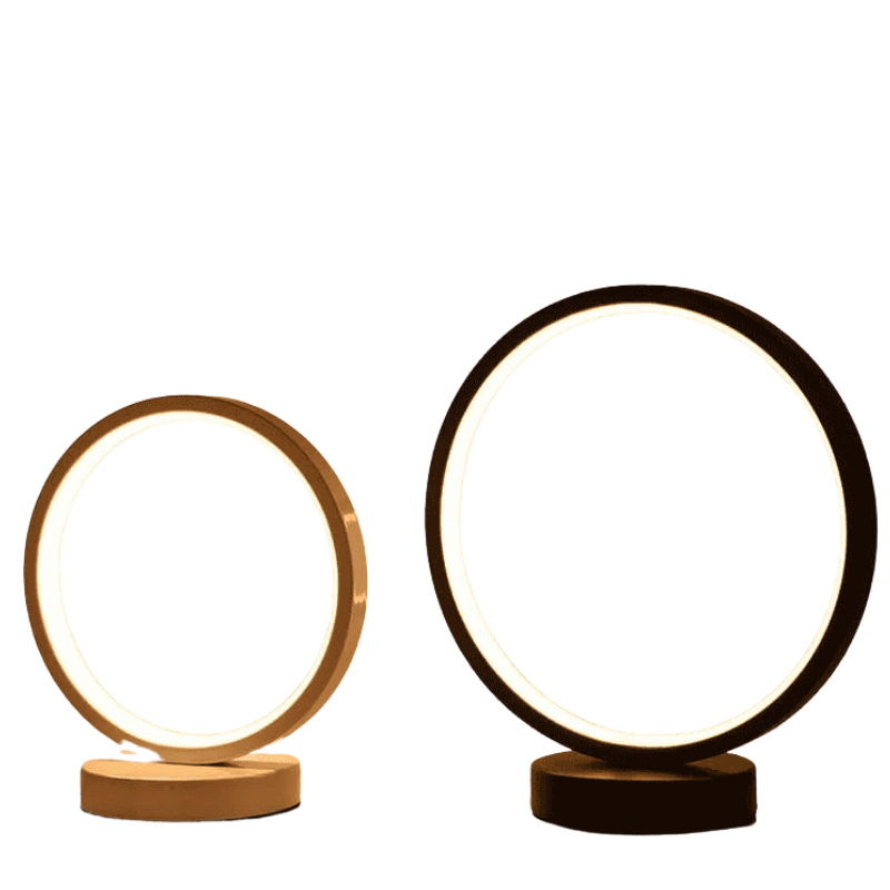 PerlaVerve | Elegante Beistelltischlampe mit Glasschirm