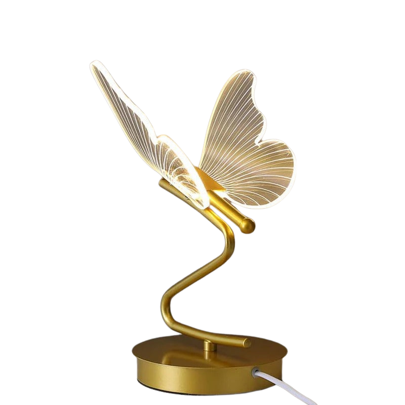 ButterflyLux | Elegante LED-Tischleuchte im Schmetterlingsdesign