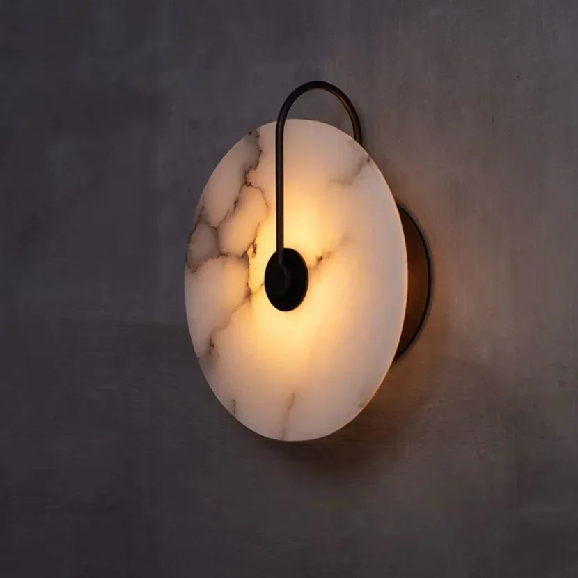 Marmoluce | Elegante LED-Wandleuchte mit Marmor-Design
