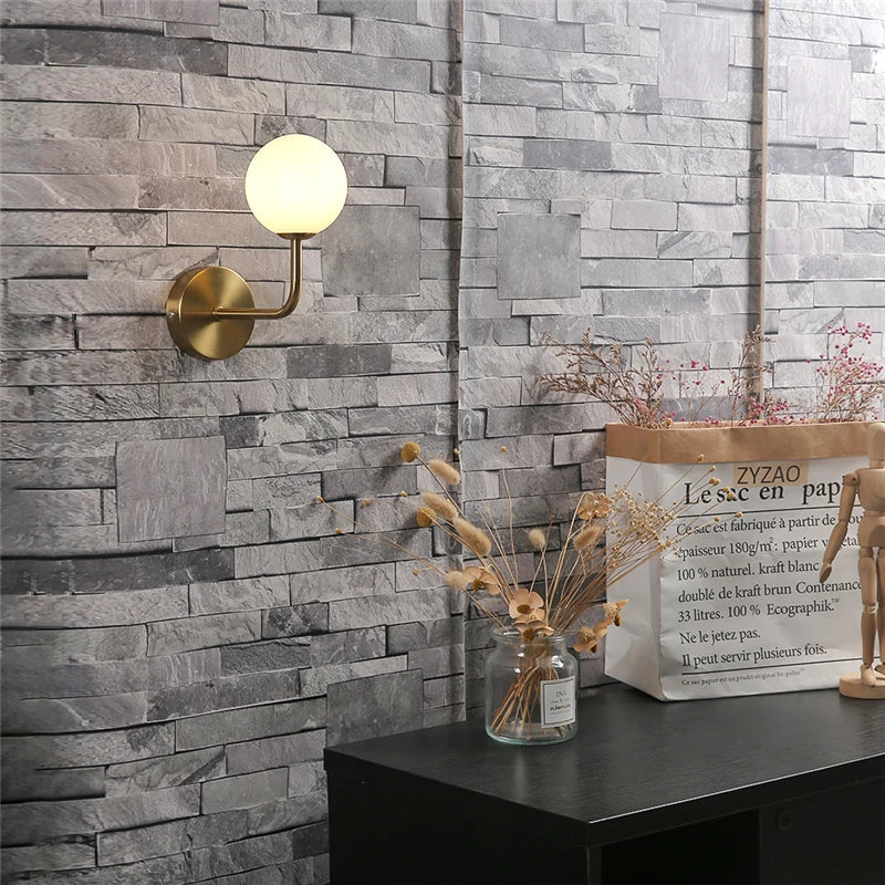 OpaleLux | Elegante LED-Wandleuchte im Retro-Design