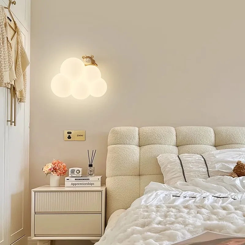 CloudGlow | LED-Nachtlicht fürs Kinderzimmer mit Fernbedienung