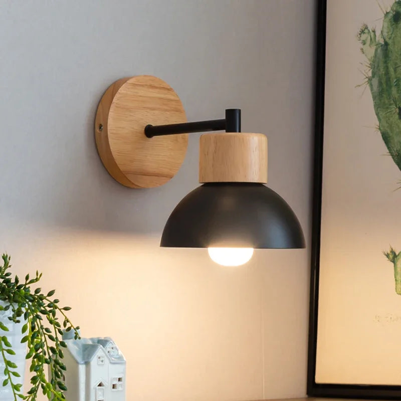 HoltGlanz | LED-Wandleuchte im skandinavischen Holzdesign