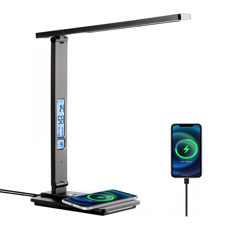 DeskGlow | LED-Schreibtischlampe mit Wireless Charger
