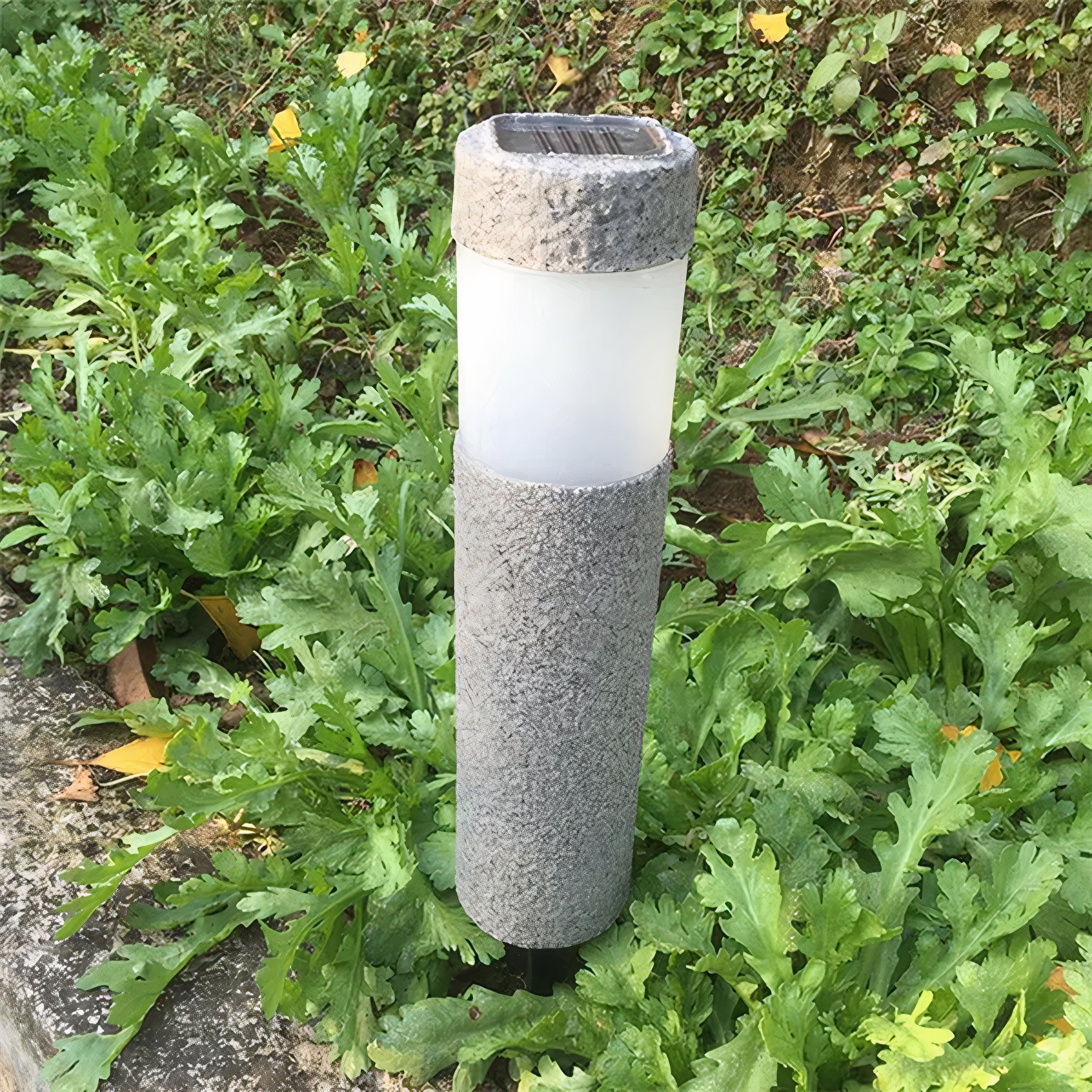 SolarStele | Solar-Gartensäule mit LED-Licht