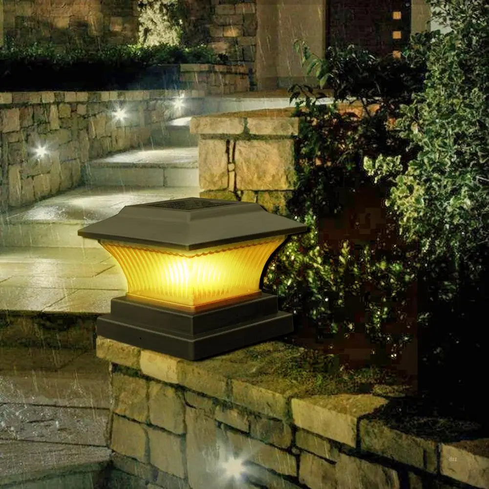 LumiPfosten | Solarbetriebene LED-Säulenleuchte für den Garten