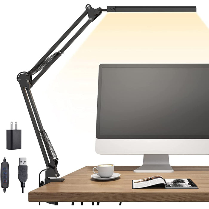 ArcLumo | Dimmbare LED-Schreibtischlampe mit Schwenkarm