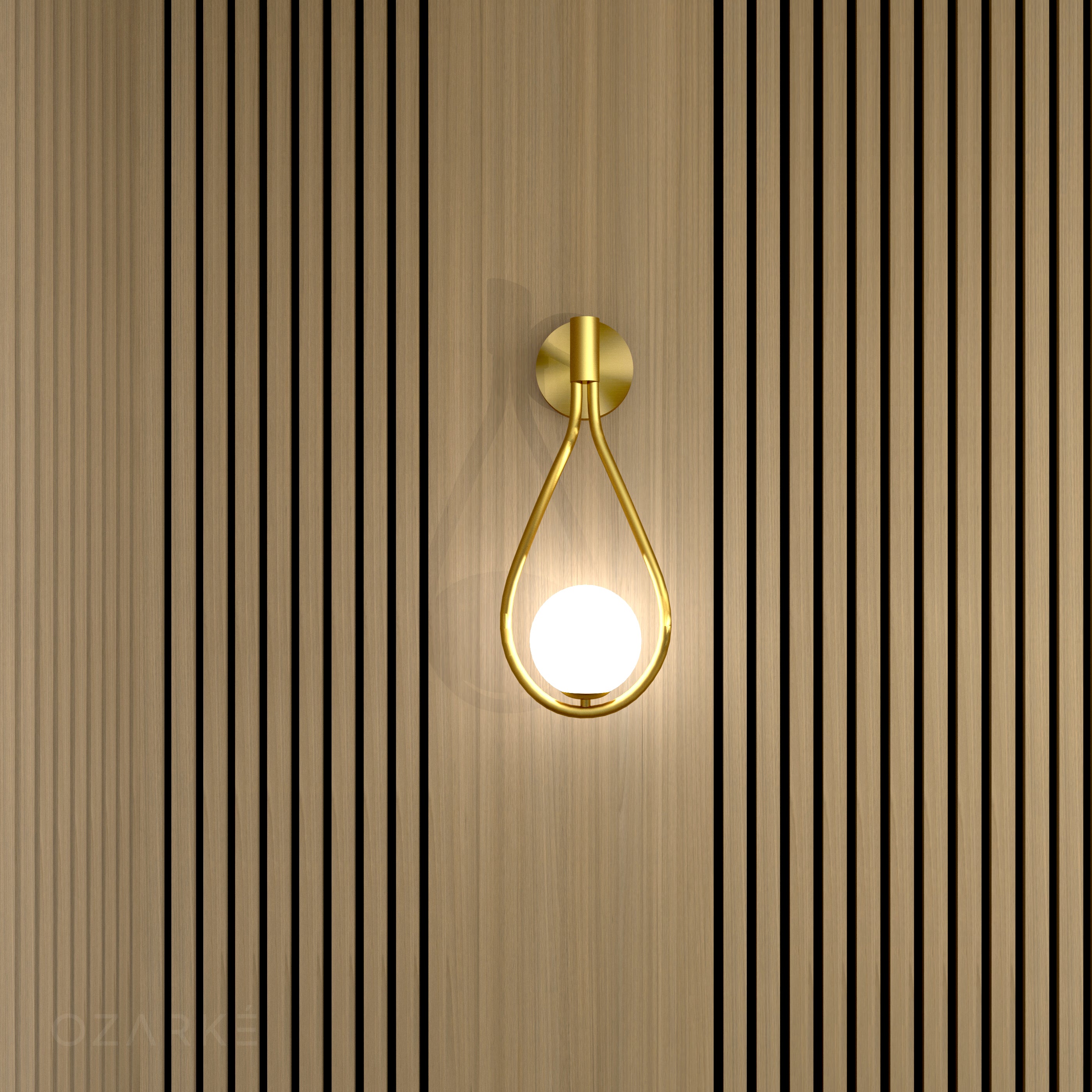 Aureo Drop | Elegante LED-Wandleuchte im Tropfen-Design