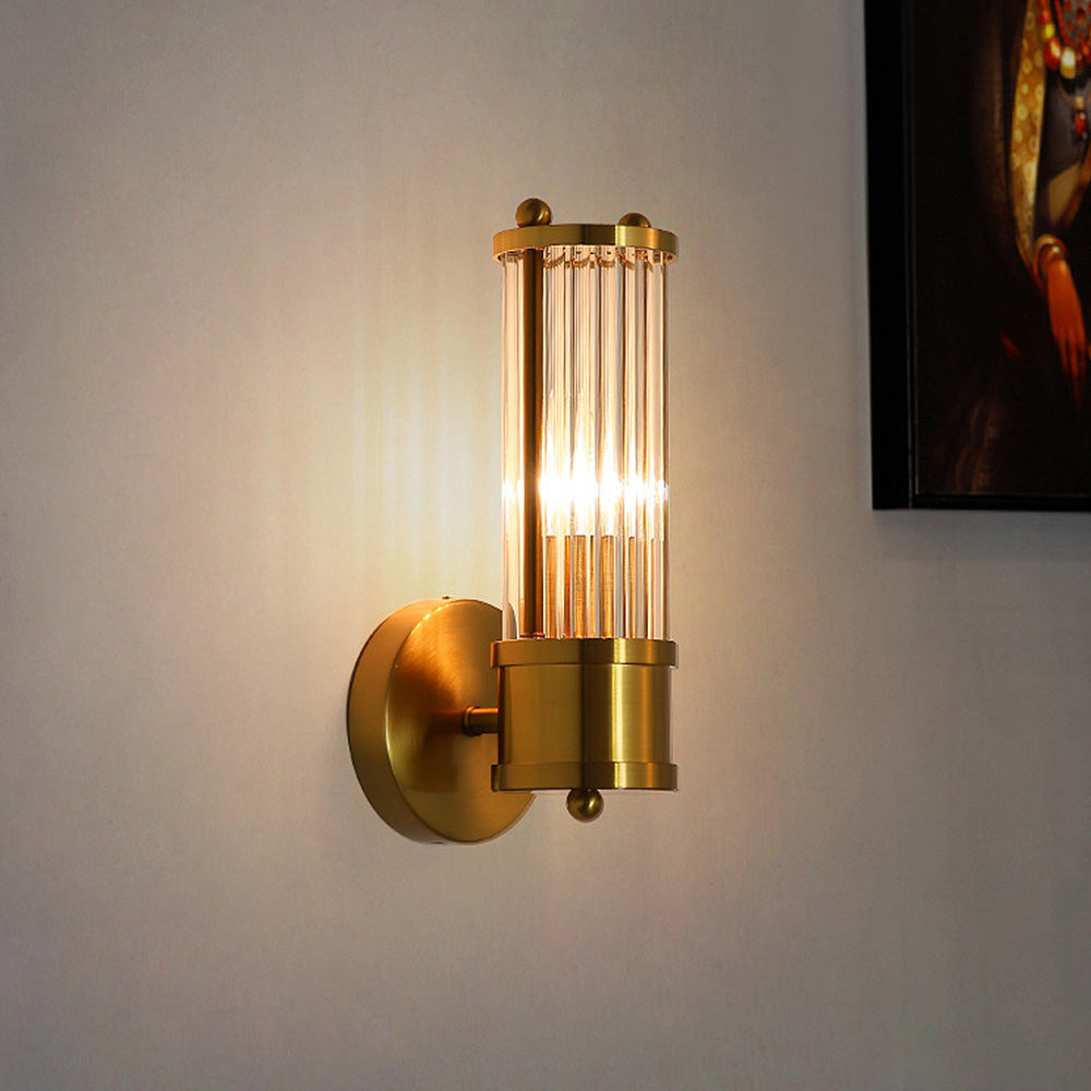 Auralite | Goldene LED-Wandleuchte mit warmem Licht