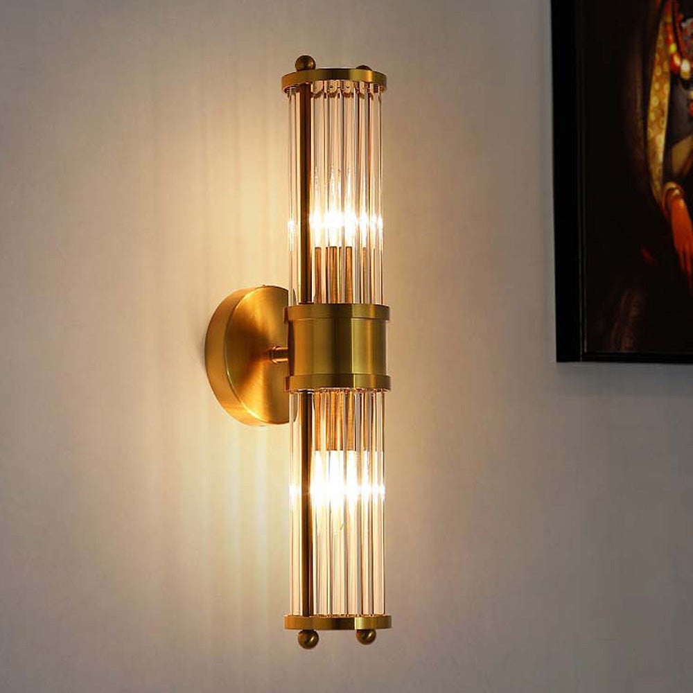 Auralite | Goldene LED-Wandleuchte mit warmem Licht