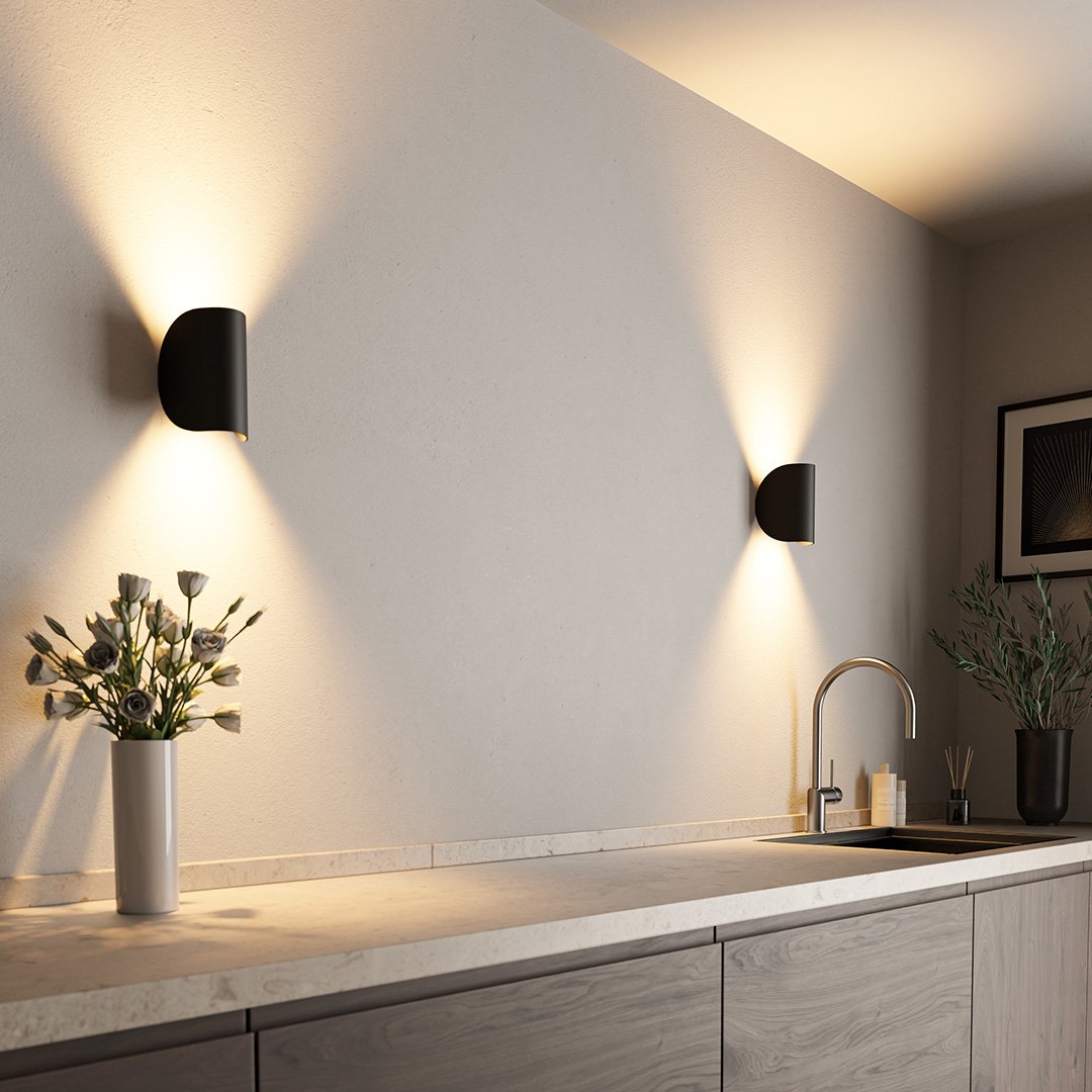 TwistArc | Drehbare LED-Wandleuchte im Art-Déco-Stil