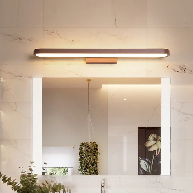 AurumLine | Goldene LED-Wandleuchte für Schlafzimmer & Bad