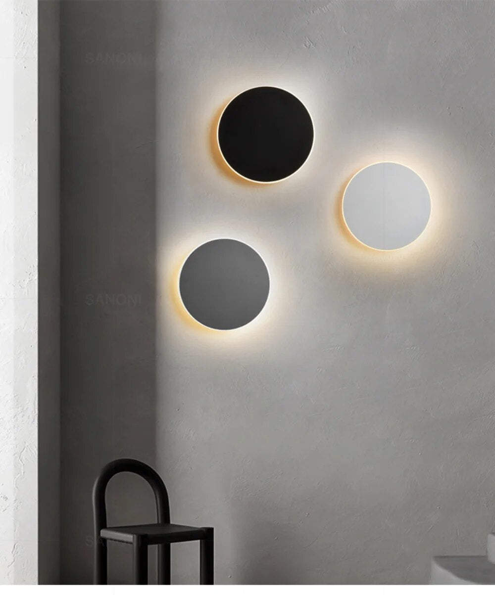 Ringspur | Runde LED-Wandleuchte mit sanftem Lichtring