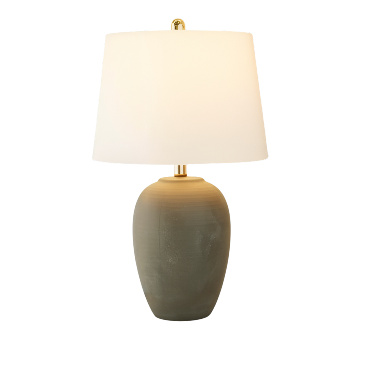 Ceramio | Minimalistische LED-Tischlampe mit Keramiksockel